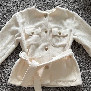 Joie Cream Wool Jacket